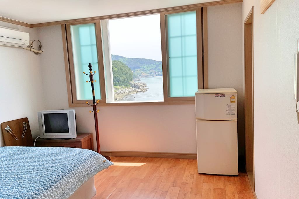 Room 202. Separate balcony to the right.