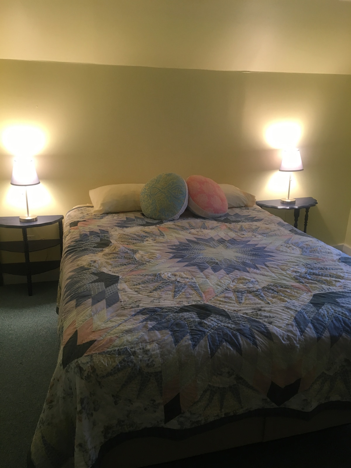 Queen bedroom on second floor