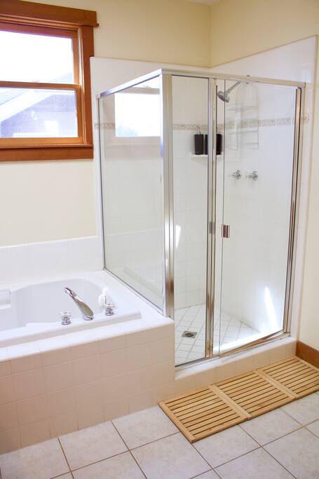 Upstairs shower