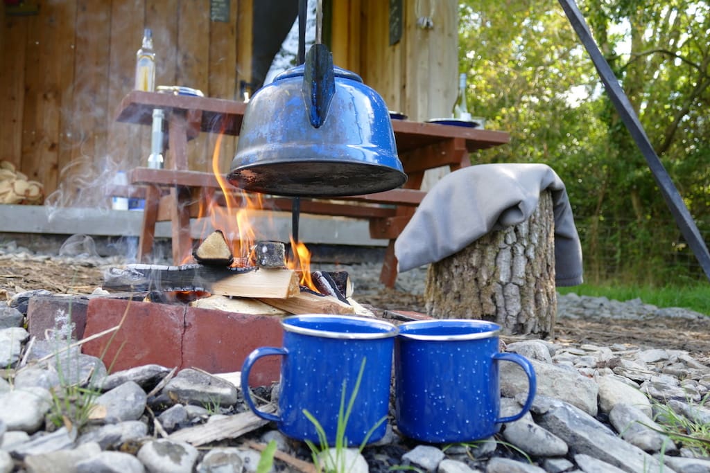 cook outdoors