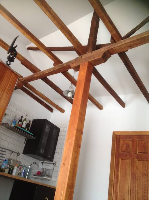 Remodeled exposed beams