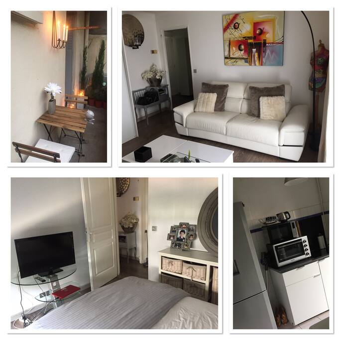 Appartement très lumineux,plein sud traversant