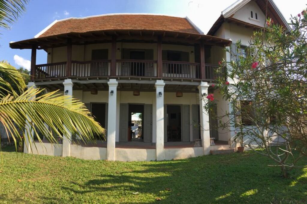 house from the garden