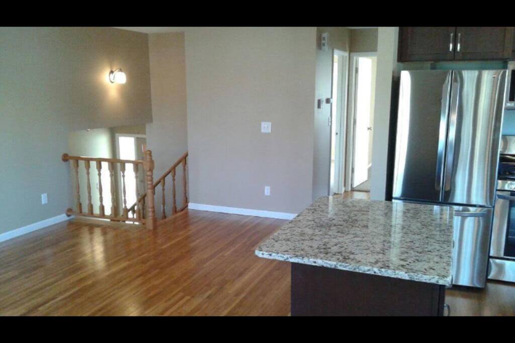 Open kitchen to Living and Dining Room