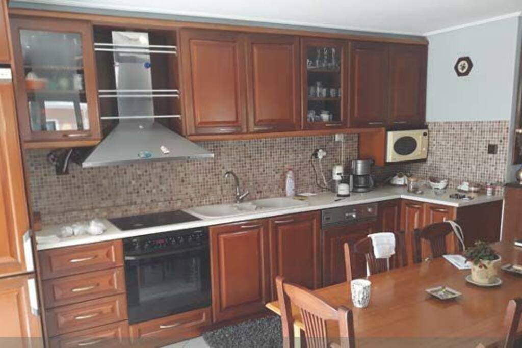 Big kitchen in the 1st floor!