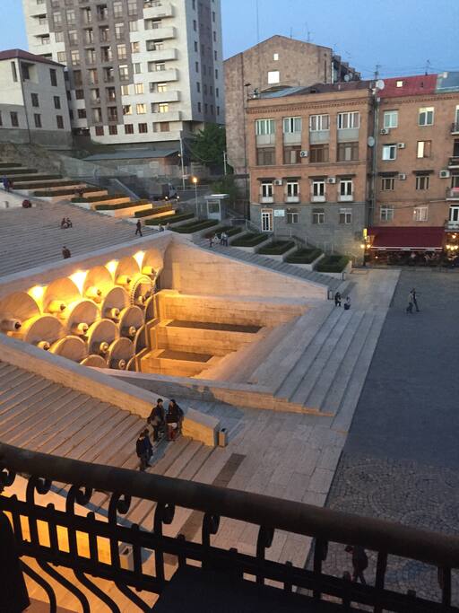 View from the balcony