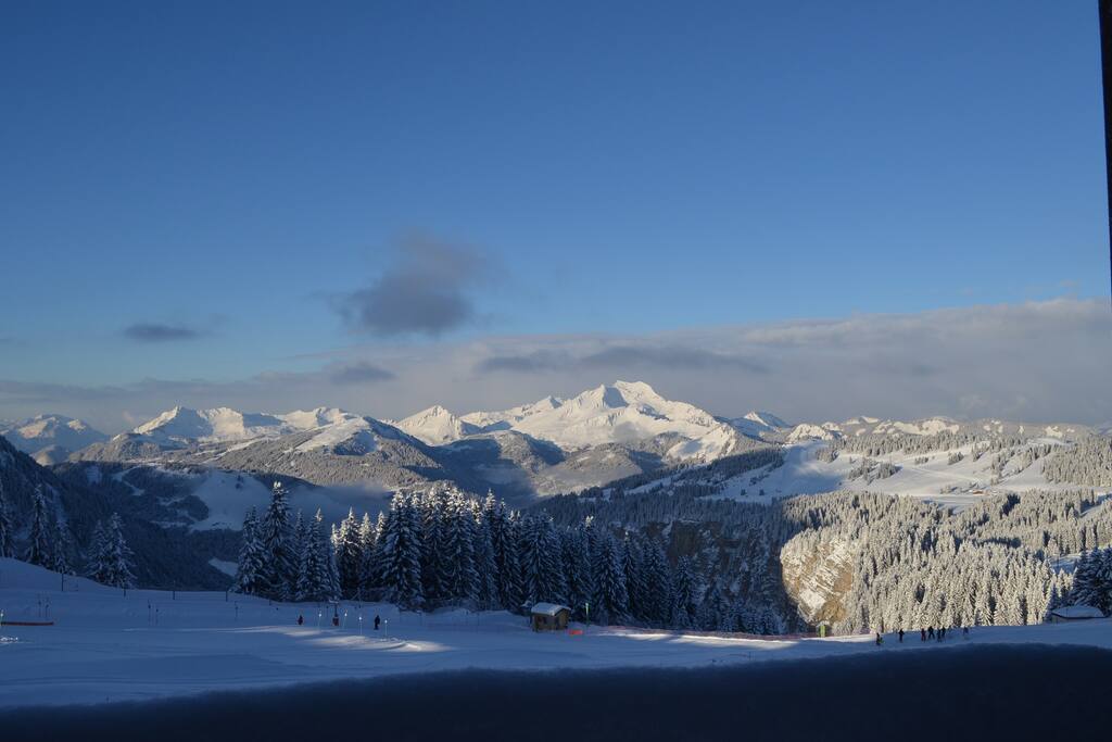 La vue depuis l'appartement