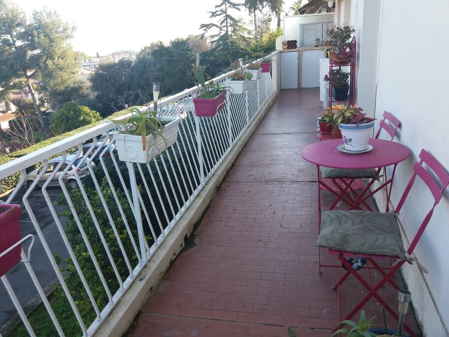 terrasse coté mer