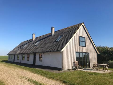 Two families farm 300m2.  1.5 km from the North Sea.
