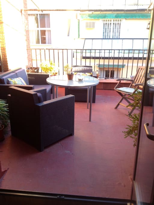 Terrace with relaxing space