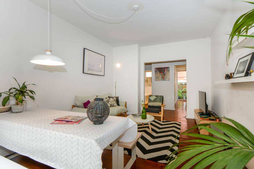 Spacious combined living and dining