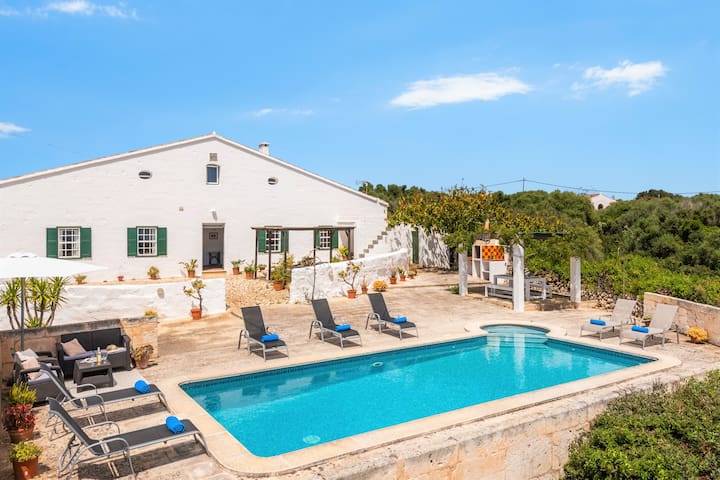 Finca Binicalaf Vell by 3 Villas Menorca