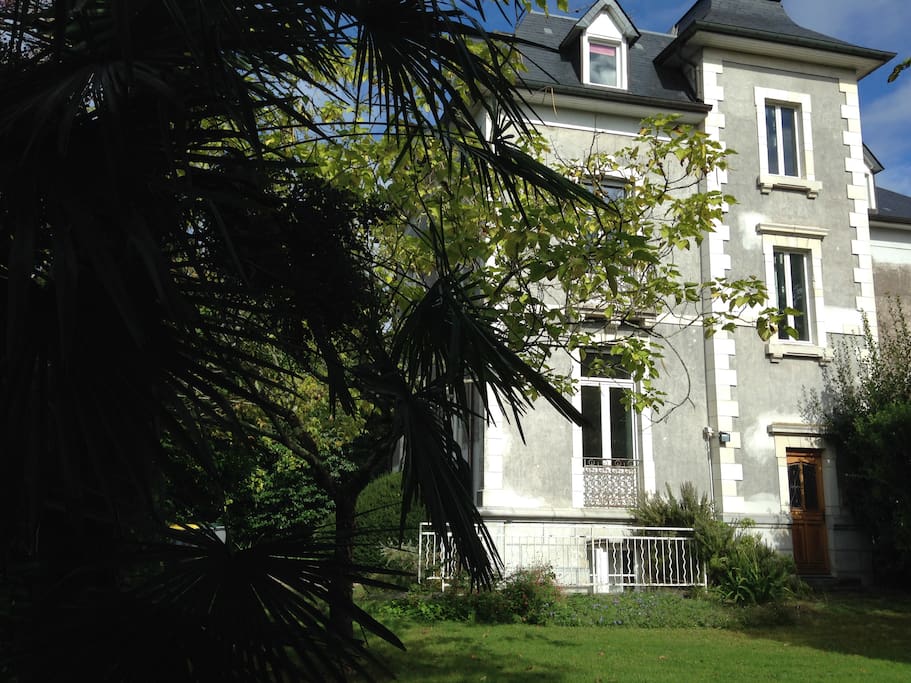 View of the facade from the garden