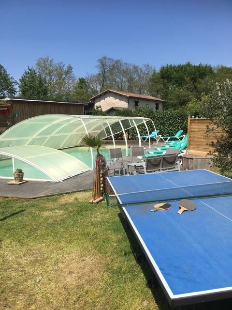 Cottage with large capacity Héron, up to 19 beds