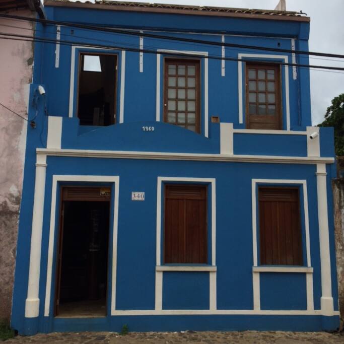 front of the house