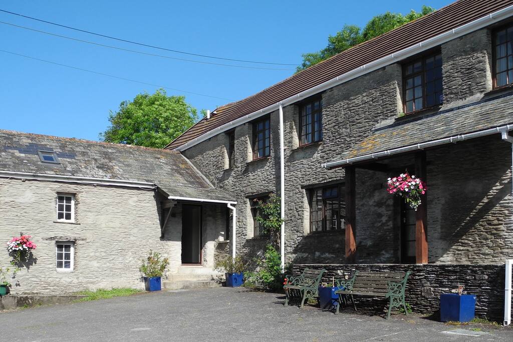 Entrance to Mill Apartment from the courtyard.