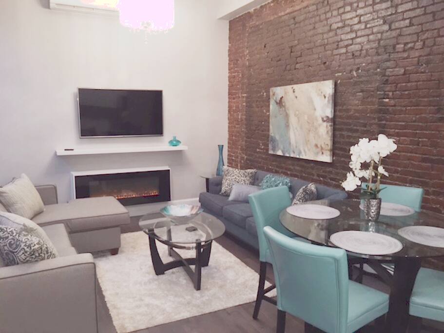 Cozy living/dining space