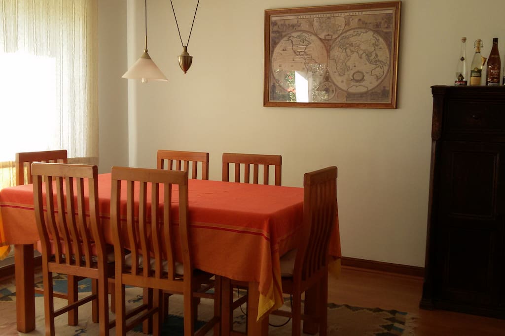 The dining room