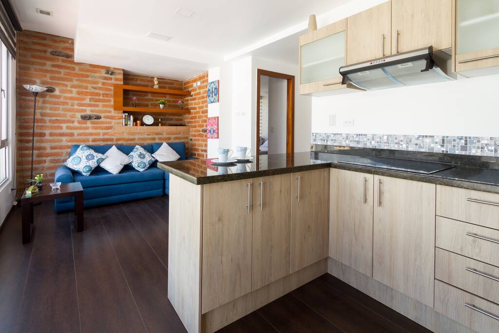 Modern, with good space.