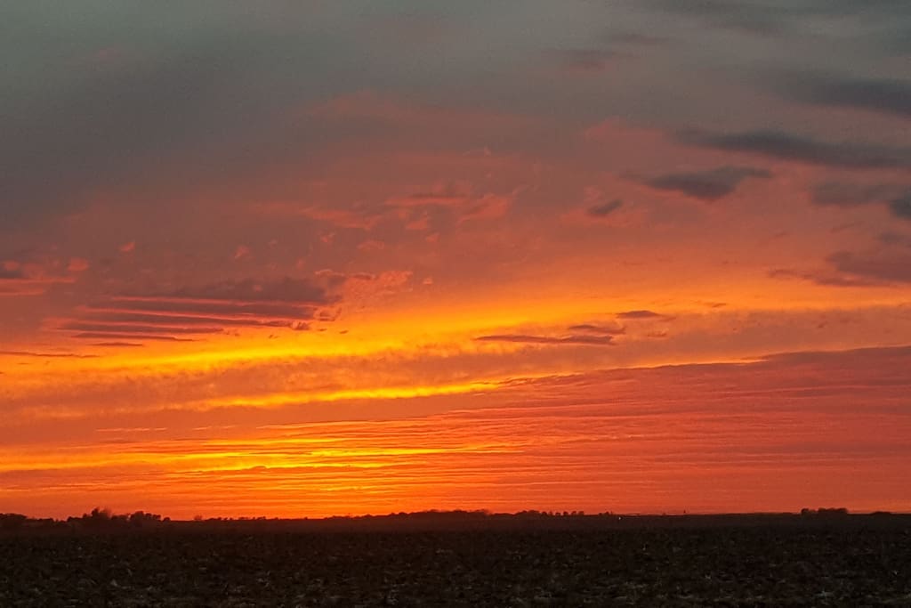 One of Nebraska's beautiful sunsets