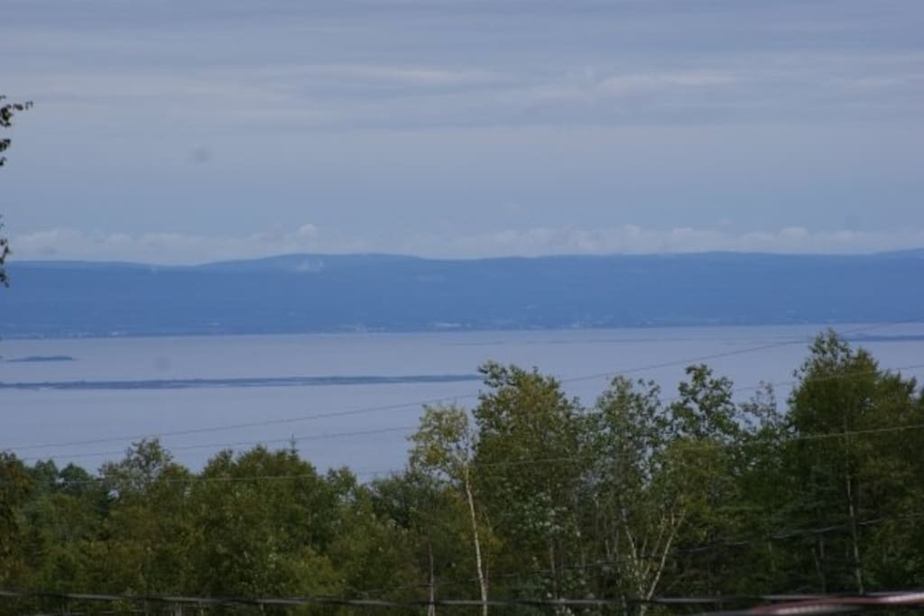 Vue sur le fleuve st Laurent