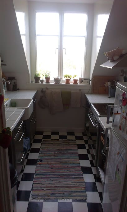 Kitchen - fully equiped and with great views.