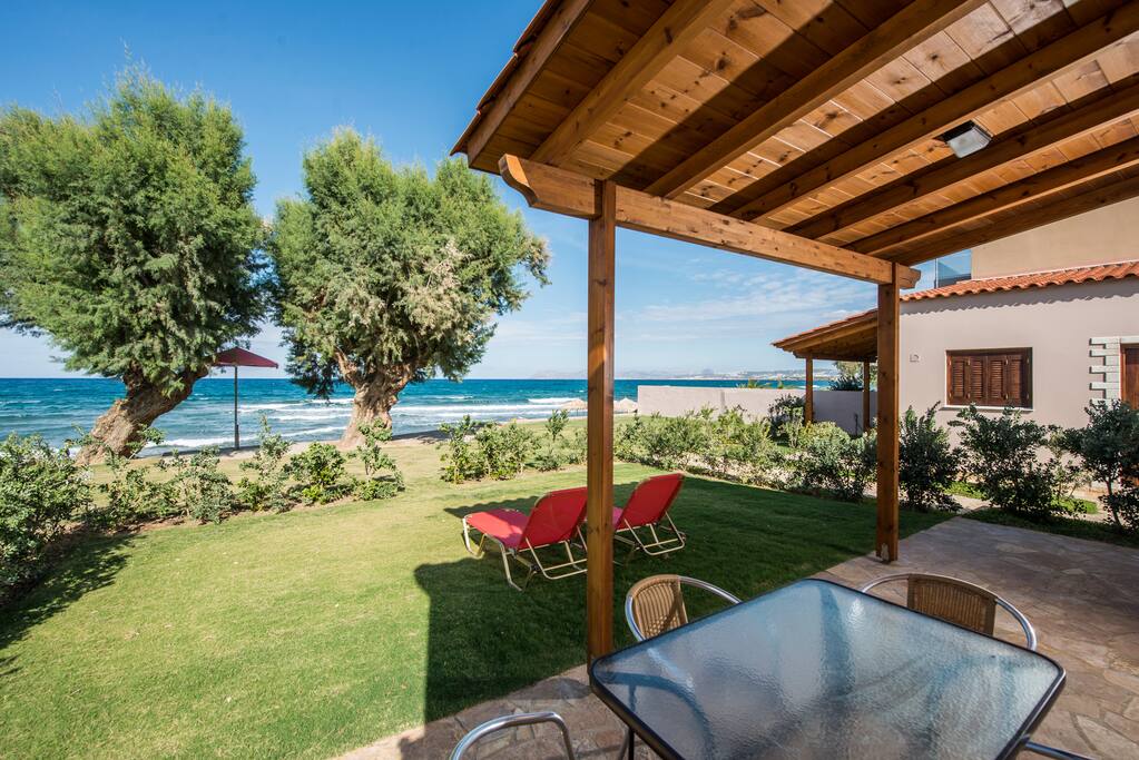 Enjoy the sea view from the patio.