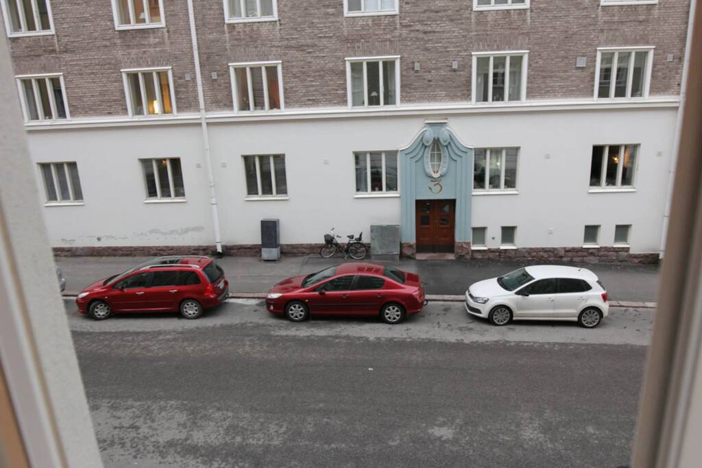 Street out of the window
