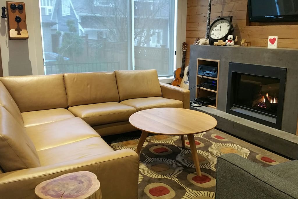 Open concept family room