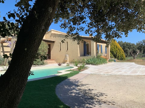 Provencal family villa with swimming pool and billiards