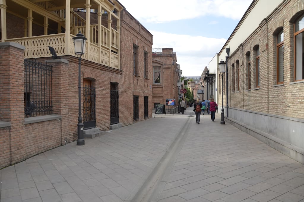 Facade and street