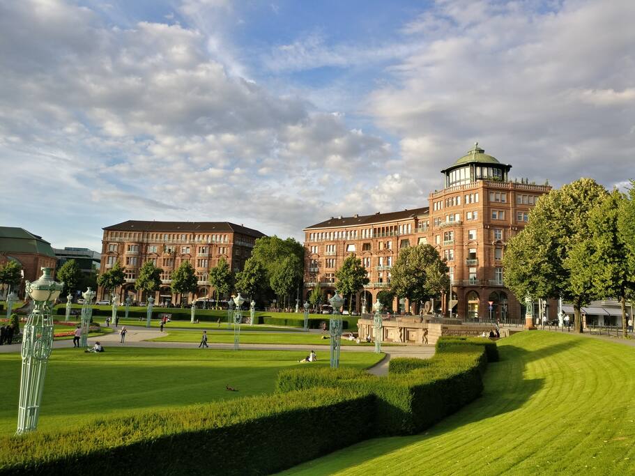 Jugendstilanlage am Wasserturm