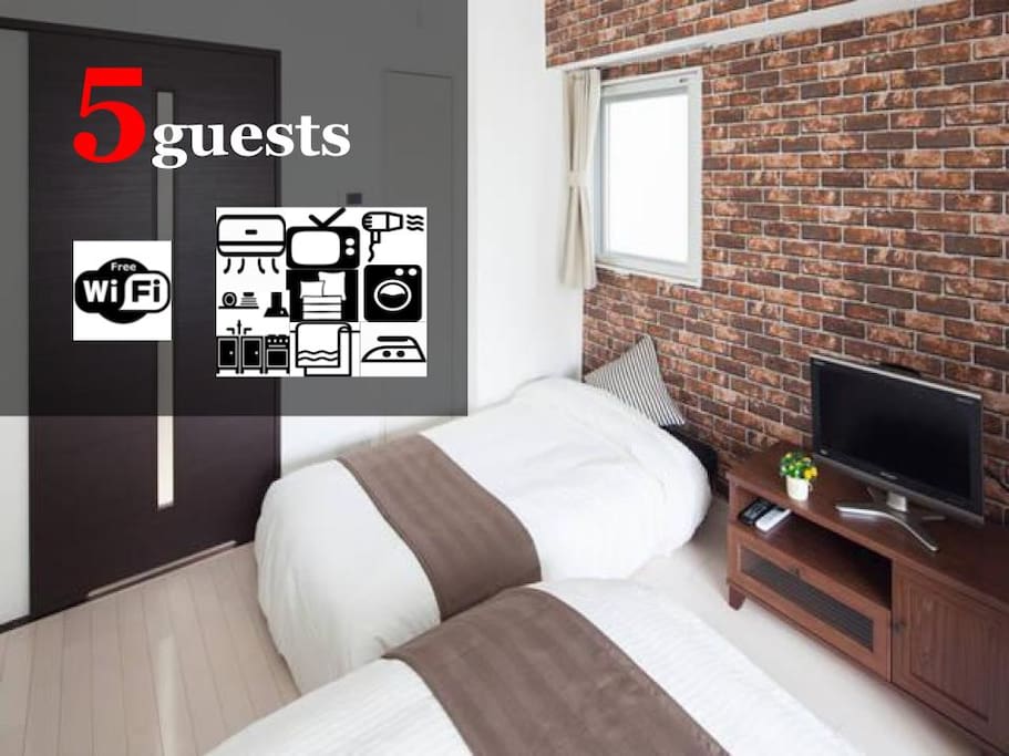 Up to 5 guests available