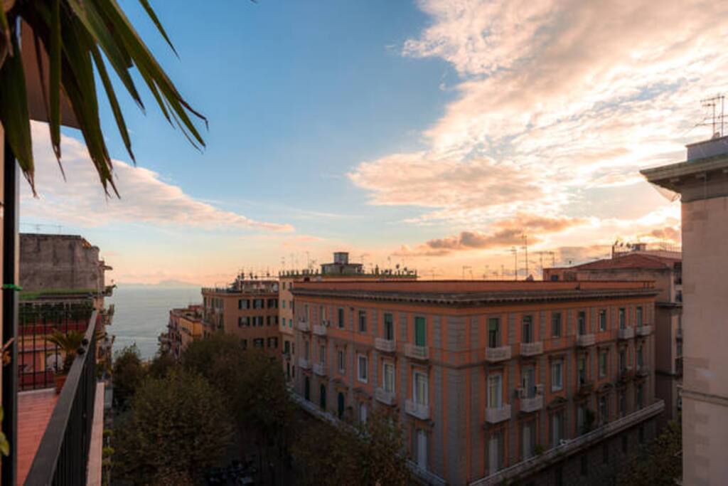 Dal balcone del soggiorno