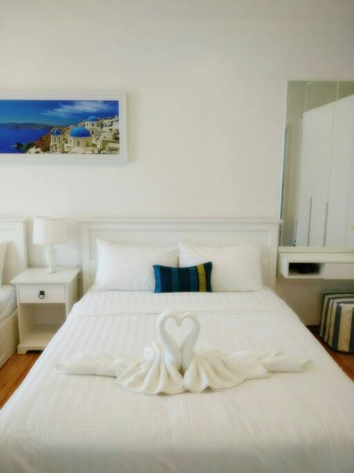 another photo of the master bedroom.