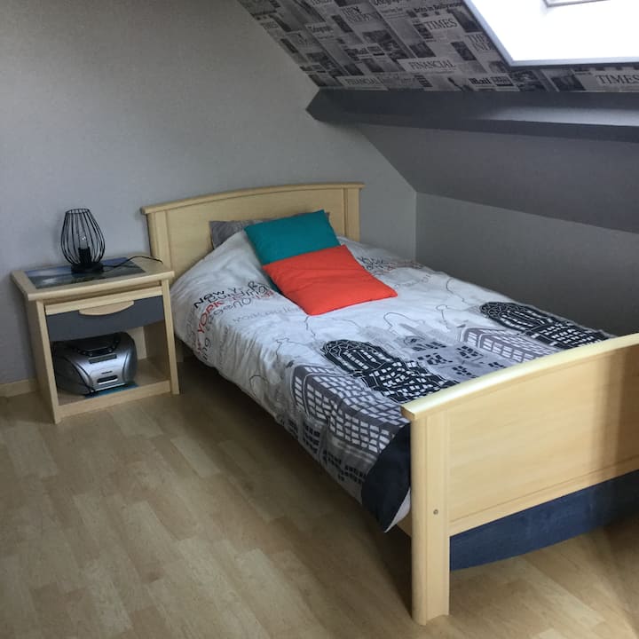 Habitación n°3 con ventana y velux
Libros para niños
