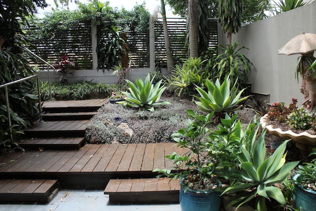Entry down the boardwalk to your front door leading into entrance to kitchen/dining