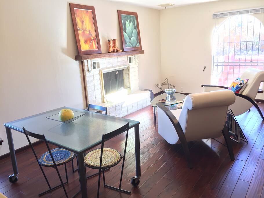 Living room & dining room