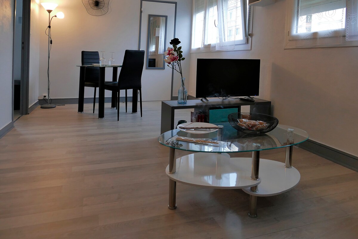 Propiedad de Airbnb exitosa: apartment T1 "les jardin du Clain" green setting en Poitiers
