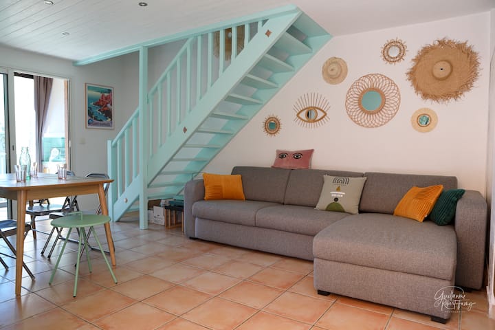 "L'oiseau Rare" Duplex Accès Direct Plage - 2 Ch. - Saint-Raphaël