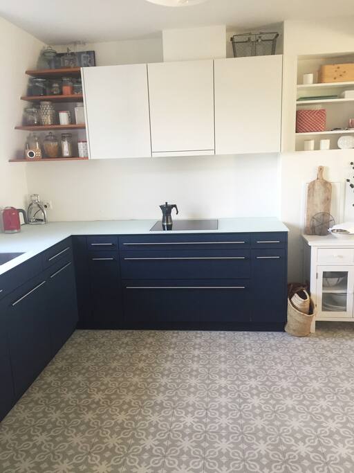 We share the kitchen
