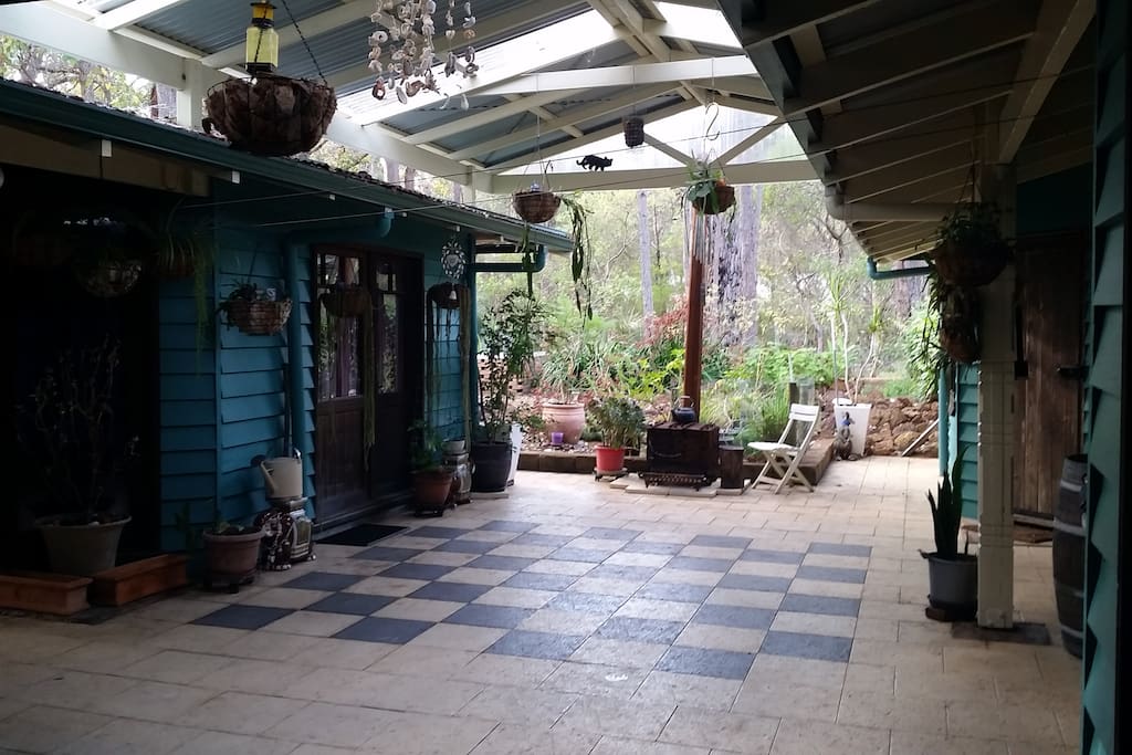 View of central courtyard