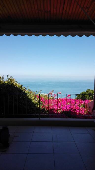 The view from the bedroom door