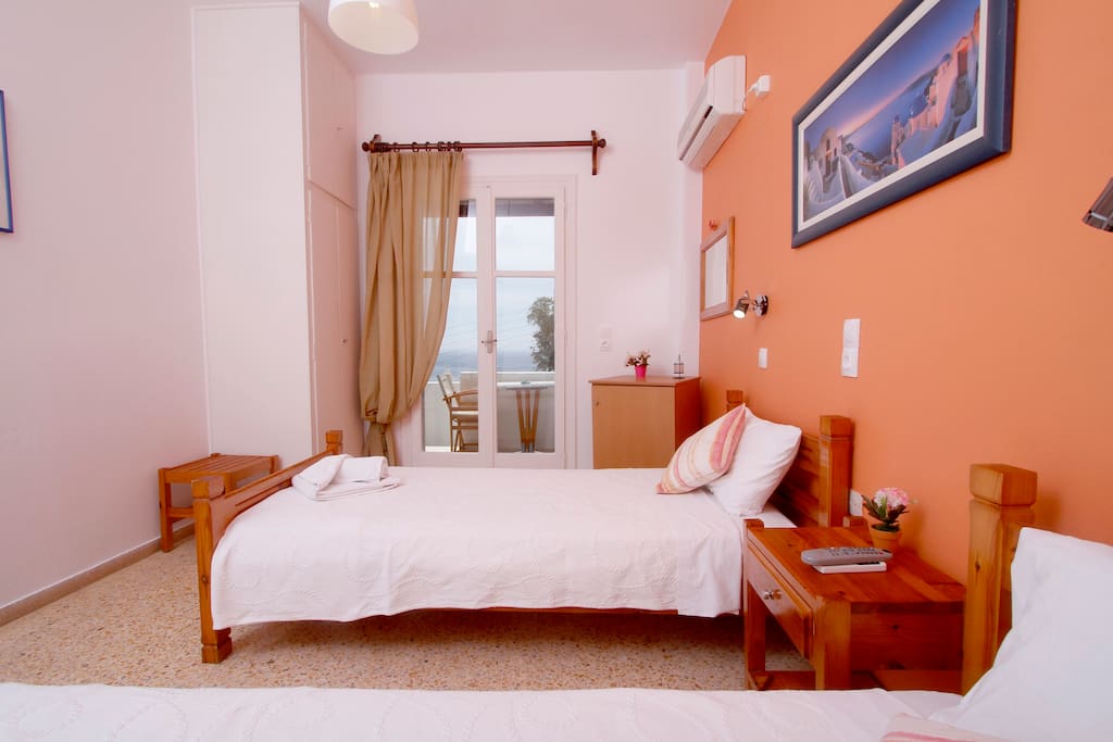 Room with private balcony and Sea View