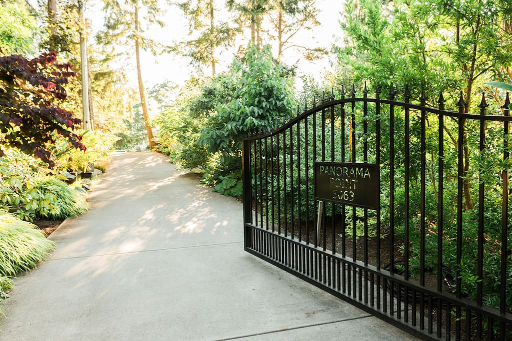 Gated Front Entrance