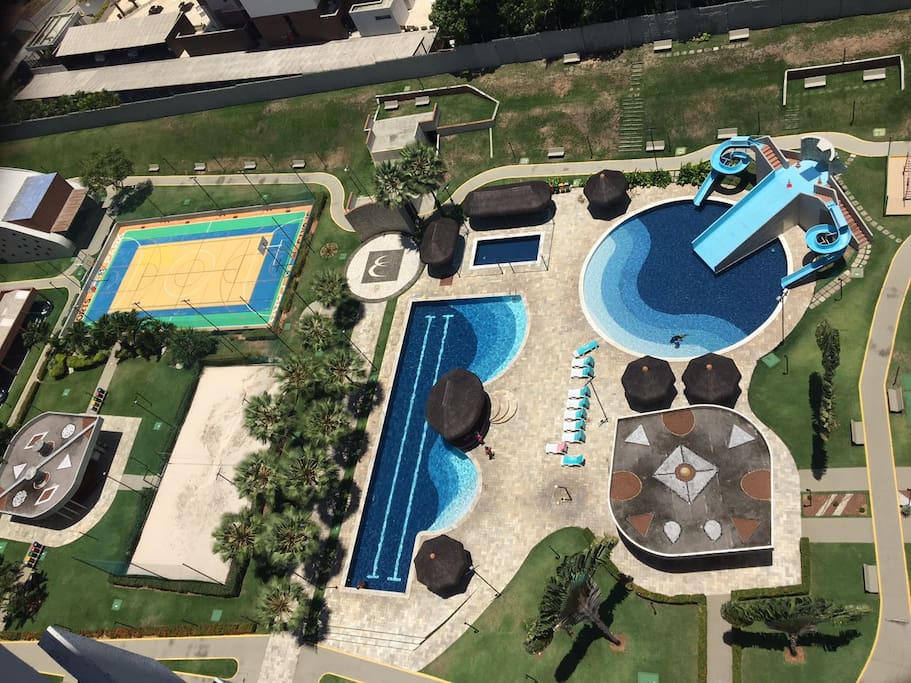 Área de lazer do condomínio