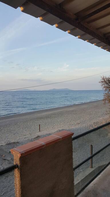 VISTA SPIAGGIA DEL TERRAZZO DI CASA