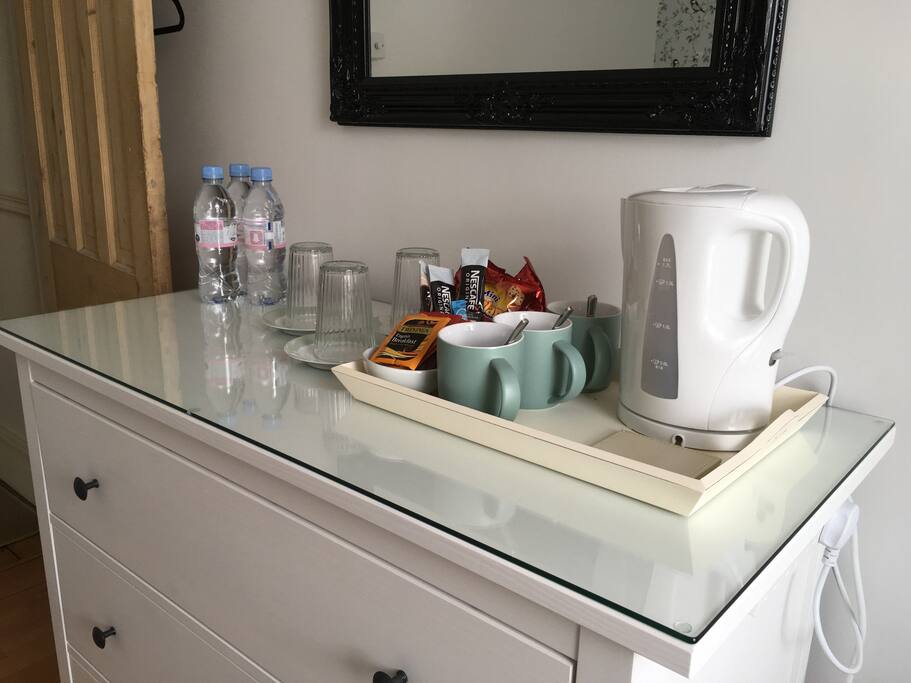 Tea/coffee facility in main bedroom