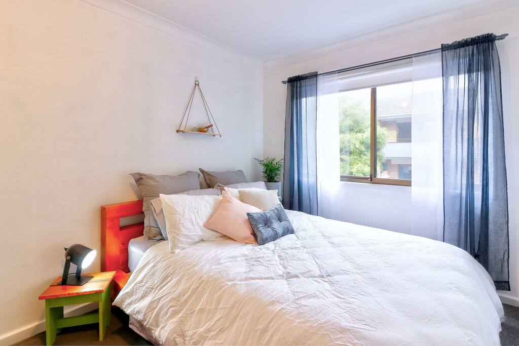 Enjoy a great night's sleep in the super comfy bed