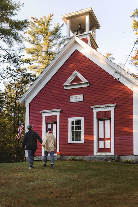 Romantic New England Historic Schoolhouse c1866